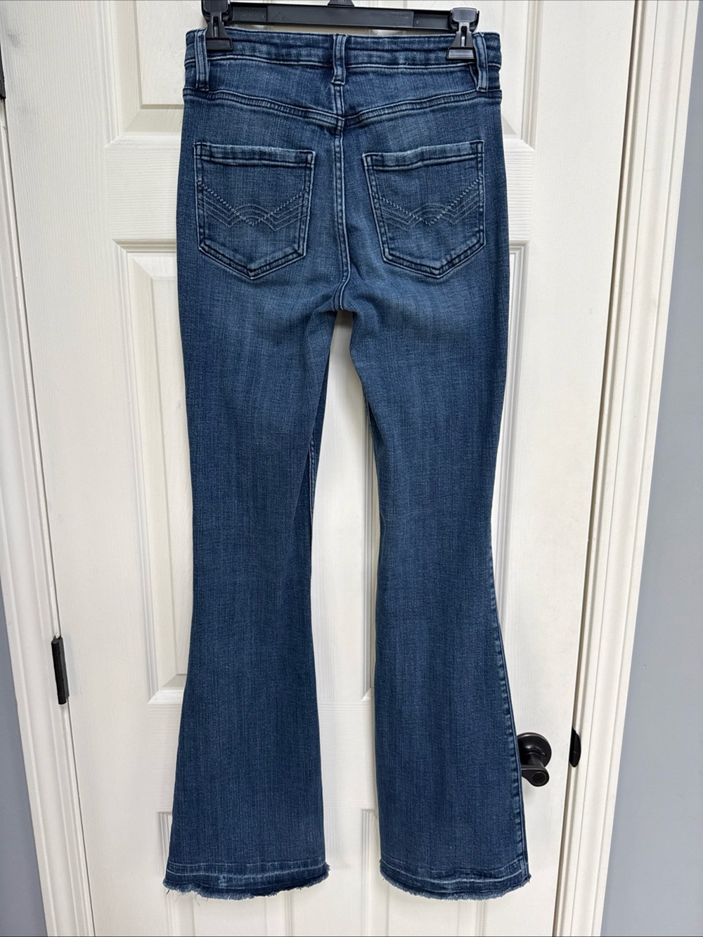 IDYLLWIND by Miranda Lambert Women Raw Hem Flare Blue Jeans Size 4/34